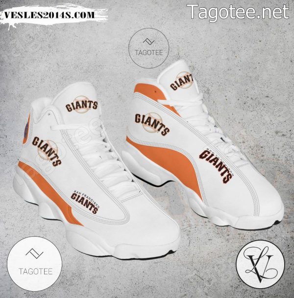 San Francisco Giants Logo Air Jordan 13 Shoes