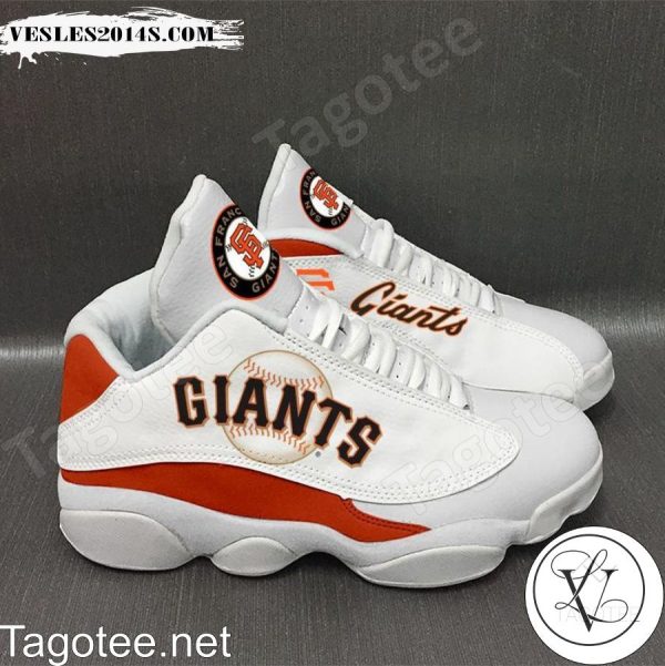 San Francisco Giants White Air Jordan 13 Shoes