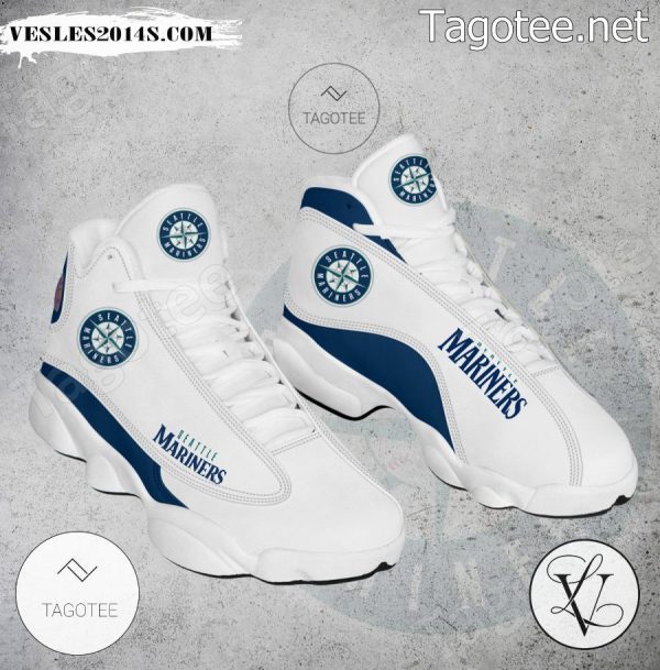 Seattle Mariners Logo Air Jordan 13 Shoes