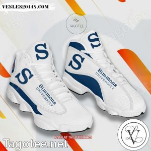 Simmons University Logo Air Jordan 13 Shoes