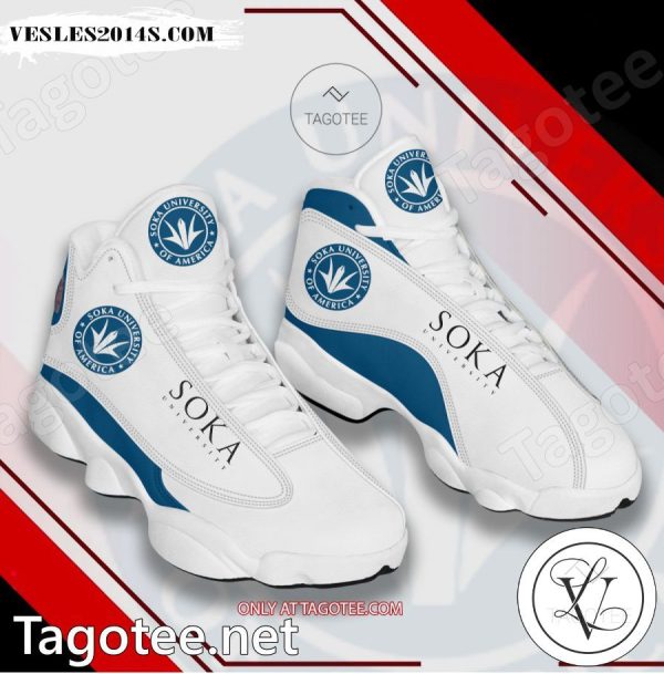 Soka University of America Logo Air Jordan 13 Shoes