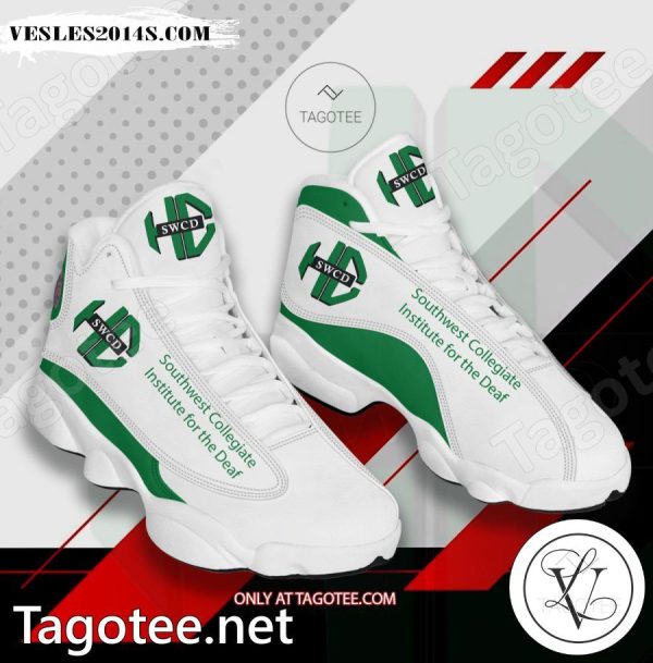 Southwest Collegiate Institute for the Deaf Logo Air Jordan 13 Shoes