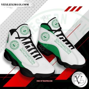 Southwestern Michigan College Logo Air Jordan 13 Shoes