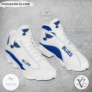 St. Louis Blues Logo Air Jordan 13 Shoes