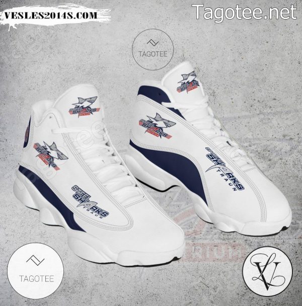 Steelsharks Traun Logo Air Jordan 13 Shoes