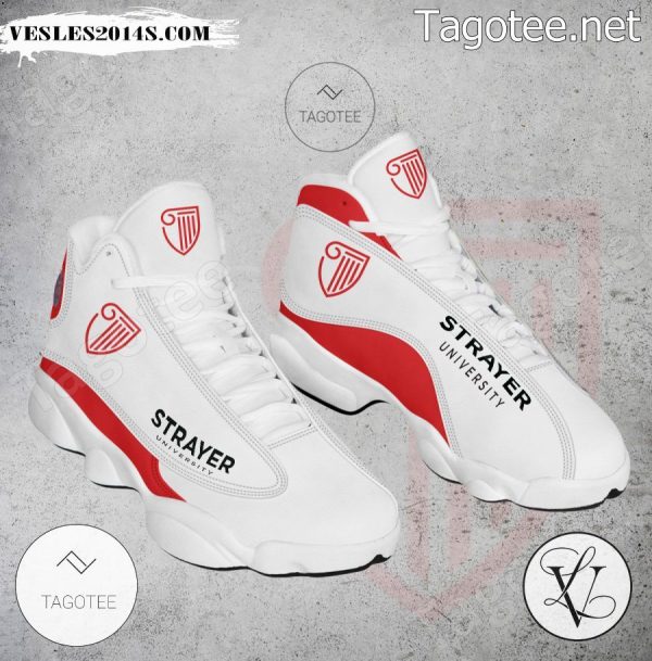 Strayer University Logo Air Jordan 13 Shoes