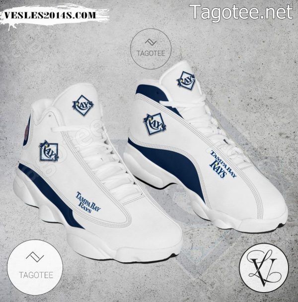 Tampa Bay Rays Logo Air Jordan 13 Shoes