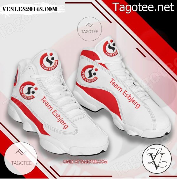 Team Esbjerg Handball Logo Air Jordan 13 Shoes