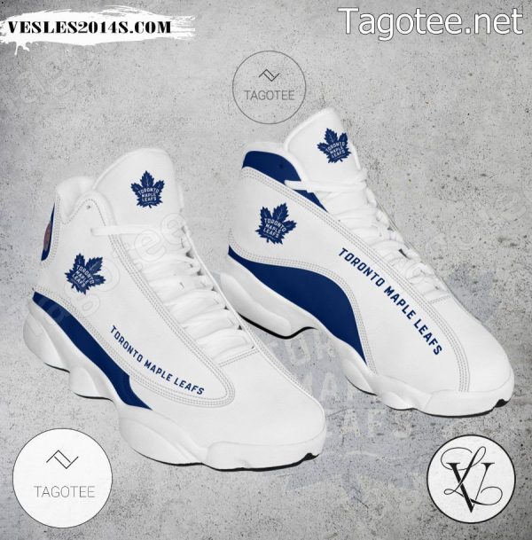 Toronto Maple Leafs Logo Air Jordan 13 Shoes