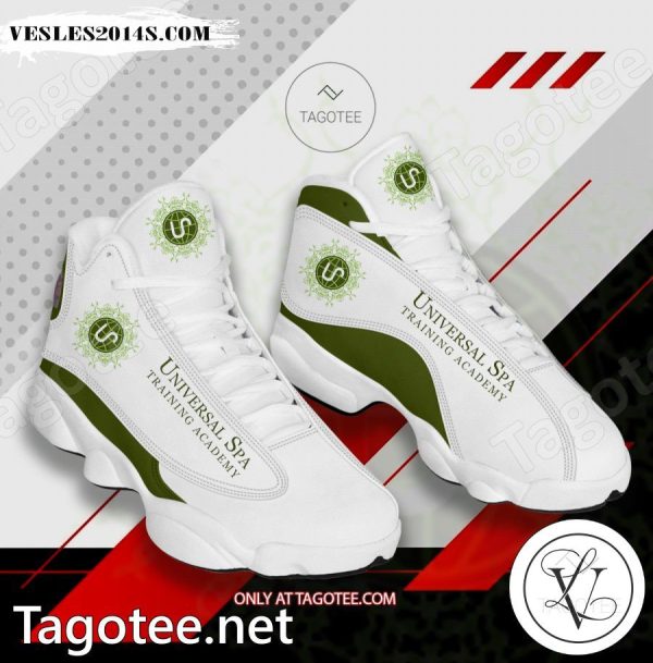 Universal Spa Training Academy Logo Air Jordan 13 Shoes