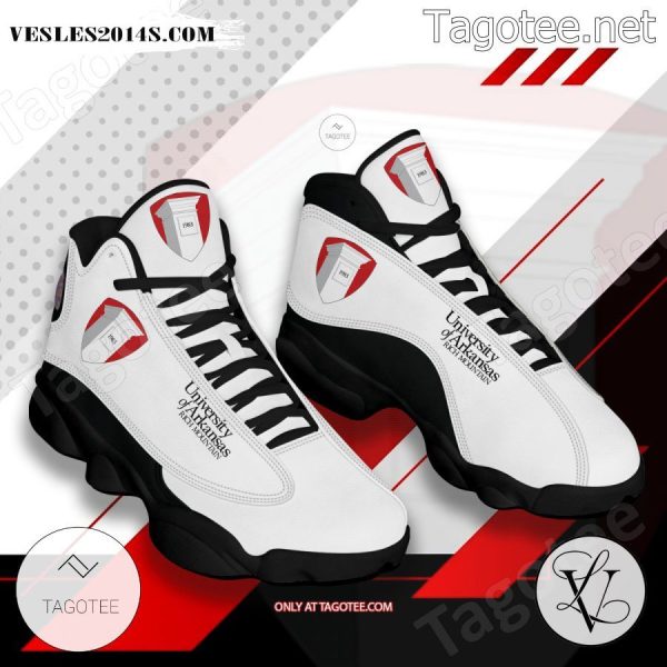 University of Arkansa Rich Mountain Logo Air Jordan 13 Shoes