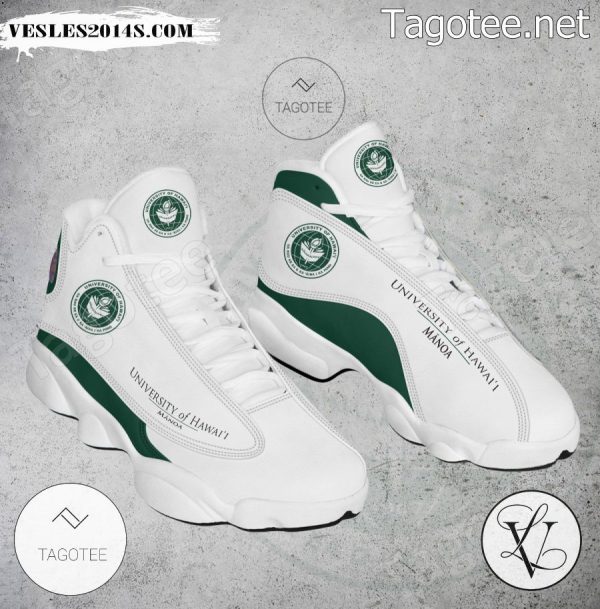 University of Hawaii at Manoa Logo Air Jordan 13 Shoes