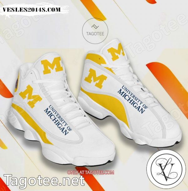 University of Michigan Logo Air Jordan 13 Shoes