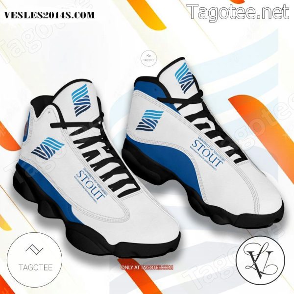 University of Wisconsin Stout Logo Air Jordan 13 Shoes