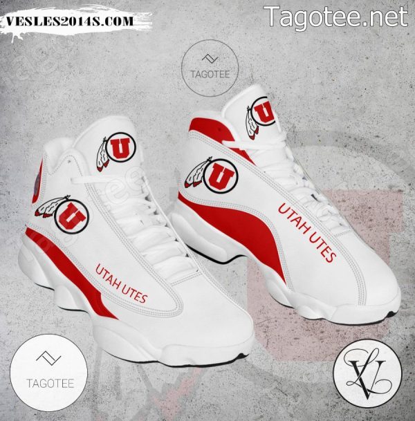 Utah Utes NCAA Logo Air Jordan 13 Shoes