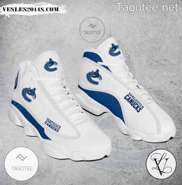 Vancouver Canucks Logo Air Jordan 13 Shoes