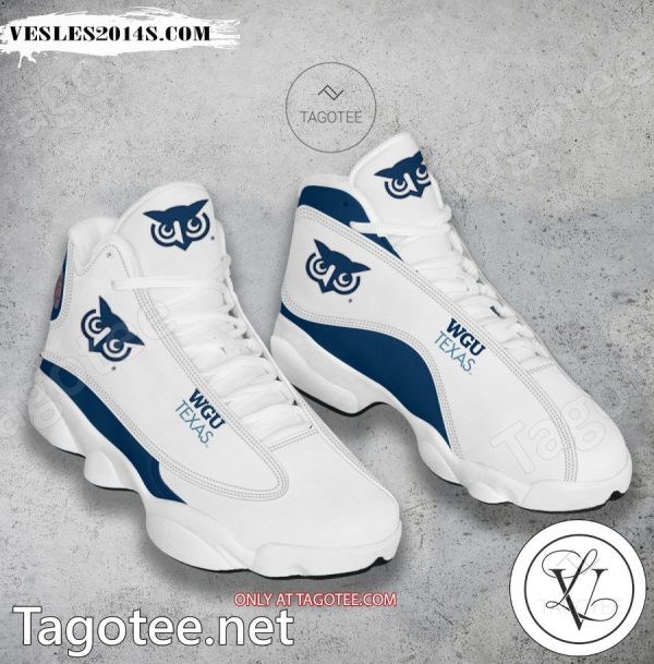 Western Governors University Texas Logo Air Jordan 13 Shoes