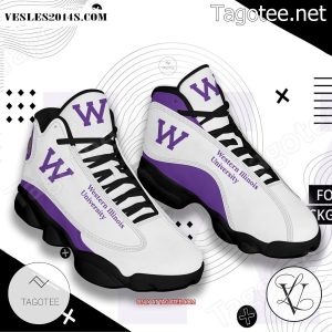 Western Illinois University Logo Air Jordan 13 Shoes