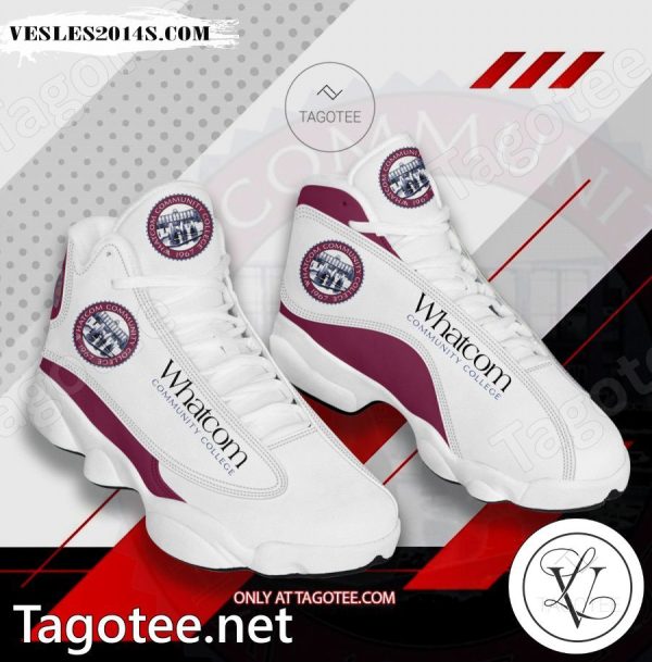 Whatcom Community College Logo Air Jordan 13 Shoes