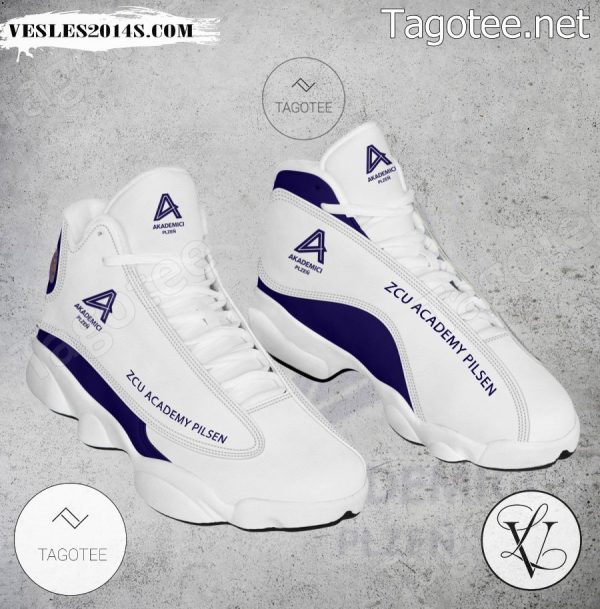 ZCU Academy Pilsen Logo Air Jordan 13 Shoes