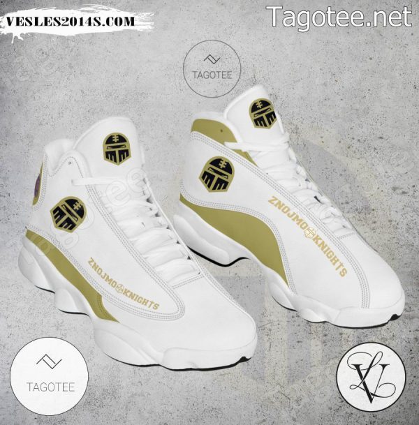 Znojmo Knights Logo Air Jordan 13 Shoes