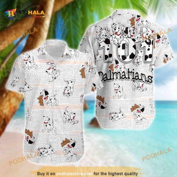 101 Dalmatians Funny Hawaiian Shirt