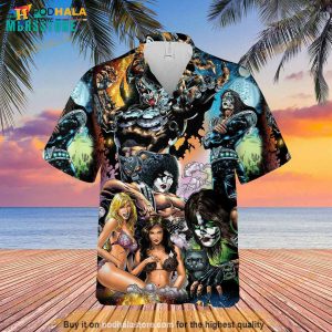 1973 Classic Kiss Summer Unisex Short Sleeve Hawaiian Shirt