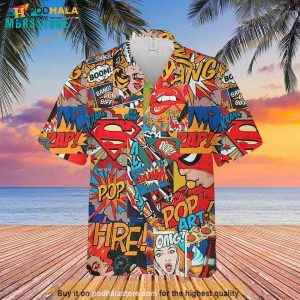 2023 Summer Superm Beach Surfing Puzzle Vintage Hibiscus Hawaiian Shirt