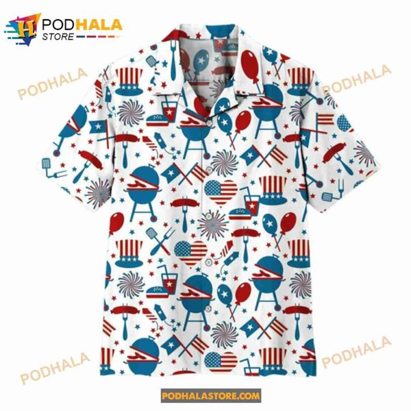 4th Of July Aloha Beach Hawaiian Shirt