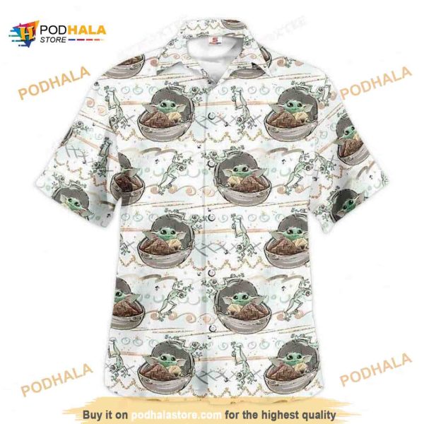 Aloha Baby Yoda Star Wars Funny Hawaiian Shirt