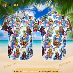 Aloha Darth Vader Yoda R2 – D2 Star Wars Funny Hawaiian Shirt