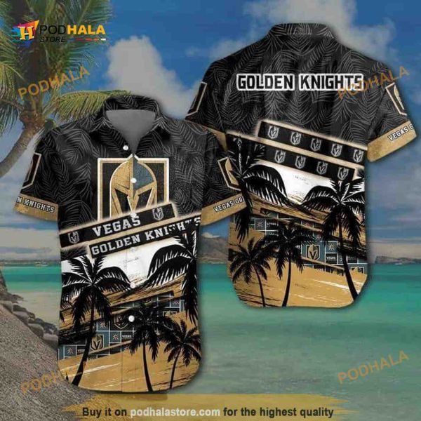 Aloha NHL Vegas Golden Knights Funny Hawaiian Shirt Beach Gift For Friend