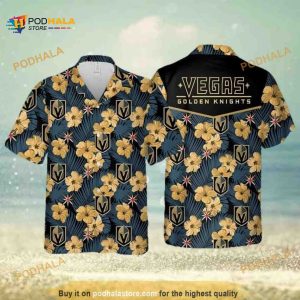 Aloha NHL Vegas Golden Knights Funny Hawaiian Shirt Summer Beach Gift