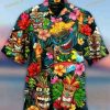 Aloha Summer Father Son Coral Hibiscus Hawaiian Shirt