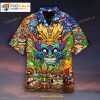 Aloha Tiki Tiki Awesome Short All Over Printed Hawaiian Shirt