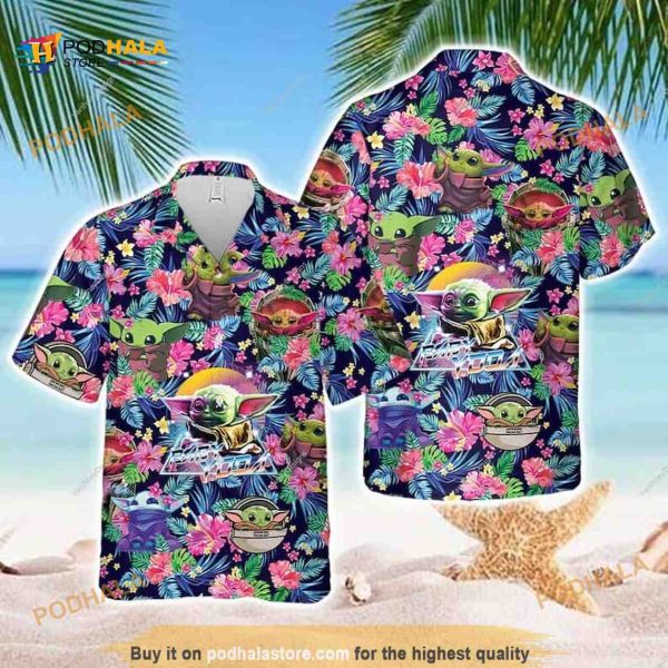 Aloha Vibes Baby Yoda Star Wars Funny Hawaiian Shirt