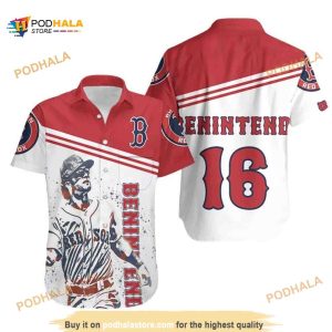 Andrew Benintendi Boston Red Sox Funny Hawaiian Shirt Baseball Fans Gift