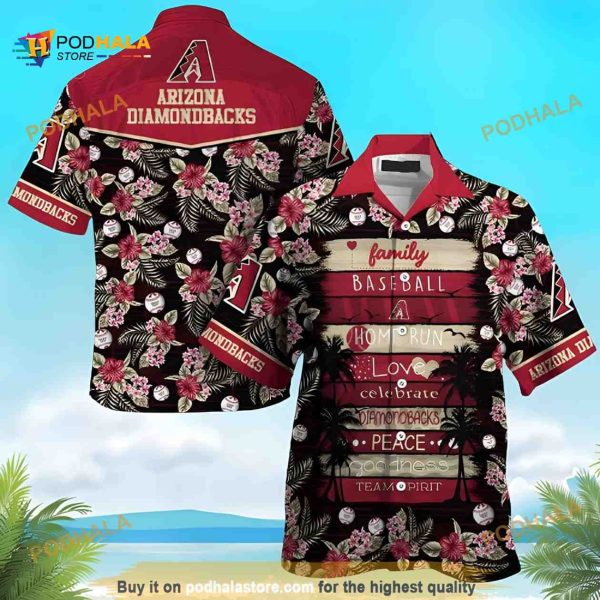 Arizona Diamondbacks MLB Hawaiian Shirt