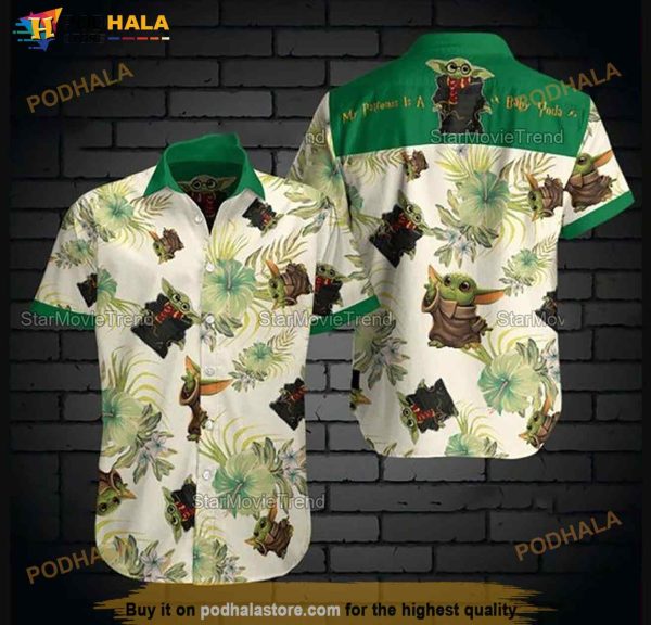 Baby Yoda Cute Movie Star Wars Disney The Mandalorian Hawaiian Shirt