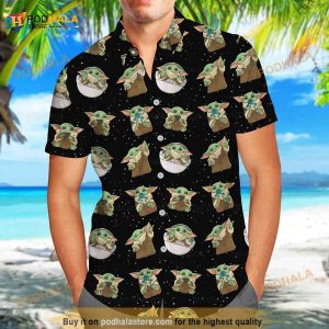 Baby Yoda Funny Hawaiian Shirt