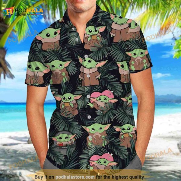 Baby Yoda Funny Hawaiian Shirt