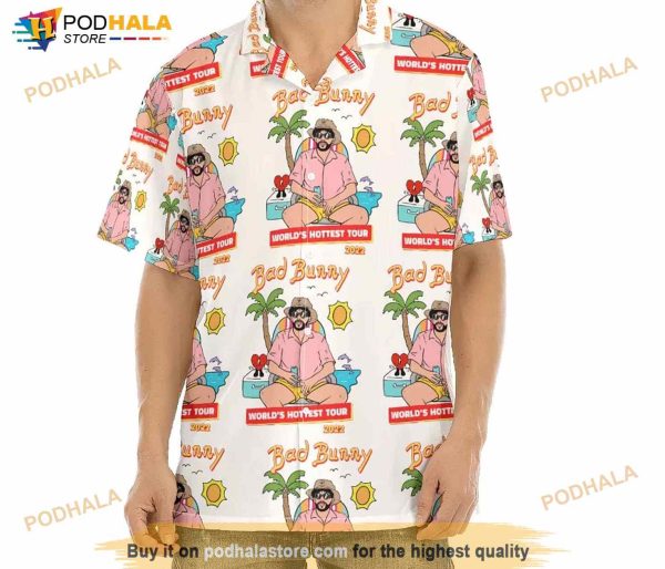 Bad Bunny World’s Hottest Tour 2022 Hawaiian Shirt