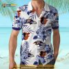 Baltimore Orioles Baltimore Ravens Funny Hawaiian Shirt Tropical Flower Pattern