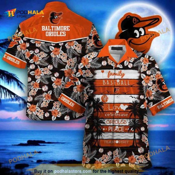 Baltimore Orioles MLB Hawaiian Shirt