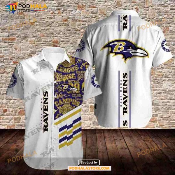 Baltimore Ravens Trending Model 3 Hawaiian Shirt