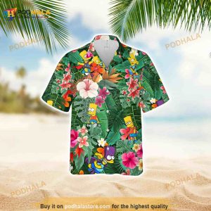 Bart Simpson Funny Hawaiian Shirt