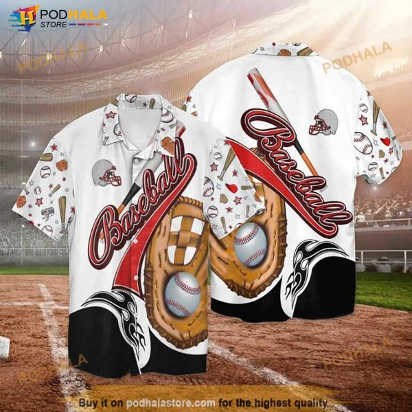 Baseball Sports Hawaiian Shirt