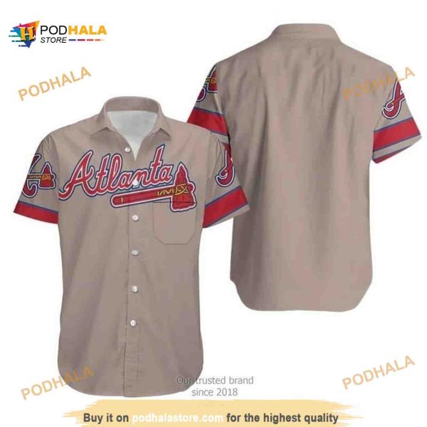 Basic Atlanta Braves Funny Hawaiian Shirt Gift For Baseball Players