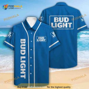 Basic Bud Light Funny Hawaiian Shirt Beer Lovers Gift