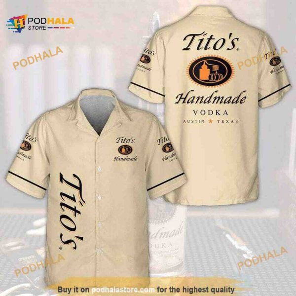 Basic Tito’s Handmade Vodka Funny Hawaiian Shirt